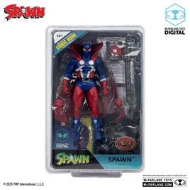 McFarlane Toys Spawn Page Punchers Digital Spawn 1977 (Blue/Red) Action Figure