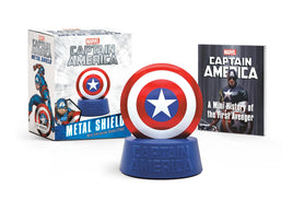 Captain America Metal Shield with Vibranium Sound Effect Mini Prop Replica