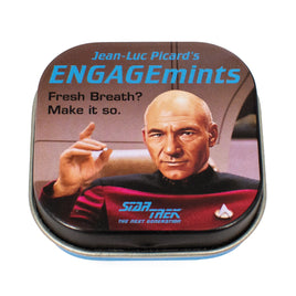 Star Trek Jean-Luc Picard's ENGAGE-Mints Tin