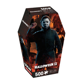 Halloween II Michael Myers Coffin Box 500 pc Jigsaw Puzzle