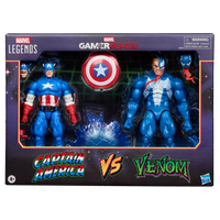 
              Hasbro Marvel Legends Gamerverse Captain America vs Venom Action Figure 2-Pack
            