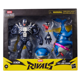 Hasbro Marvel Legends Marvel Rivals Venom vs Jeff the Land Shark Action Figure 2-Pack