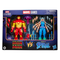 
              Hasbro Marvel Legends Gamerverse Iron Man vs Spiral Action Figure 2-Pack
            