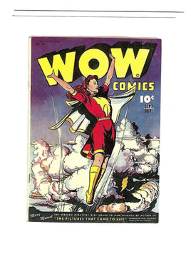 WOW Comics #38 featuring Mary Marvel Greeting Card