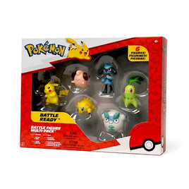 Jazwares Pokemon Battle Ready Battle Figure Figurine 6-Pack [PKW4099]