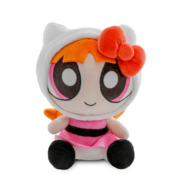 Kidrobot Phunny Hello Kitty and Friends x Powerpuff Girls Blossom as Hello Kitty Plush