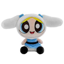Kidrobot Phunny Hello Kitty and Friends x Powerpuff Girls Bubbles as Cinnamoroll Plush