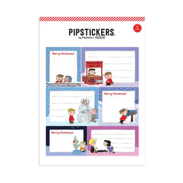 Pipstickers Peanuts Christmas Labels (5 Sheets) Sticker Pack