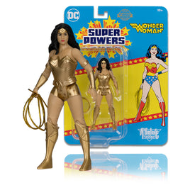 McFarlane Toys DC Super Powers Wonder Woman (40th Anniversary Gold Edition) Action Figure