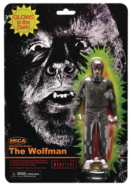 NECA Universal Monsters Retro Glow in the Dark The Wolfman 7in Action Figure