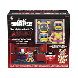 Funko Snaps! Five Nights at Freddy's Security Breach Glamrock Freddy Vinyl Figure with Dressing Room Playset