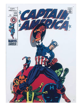 Captain America #111 Cover Art by Steranko Metal Sign