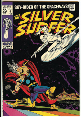 Silver Surfer #4 Cover Art by John Buscema Metal Sign