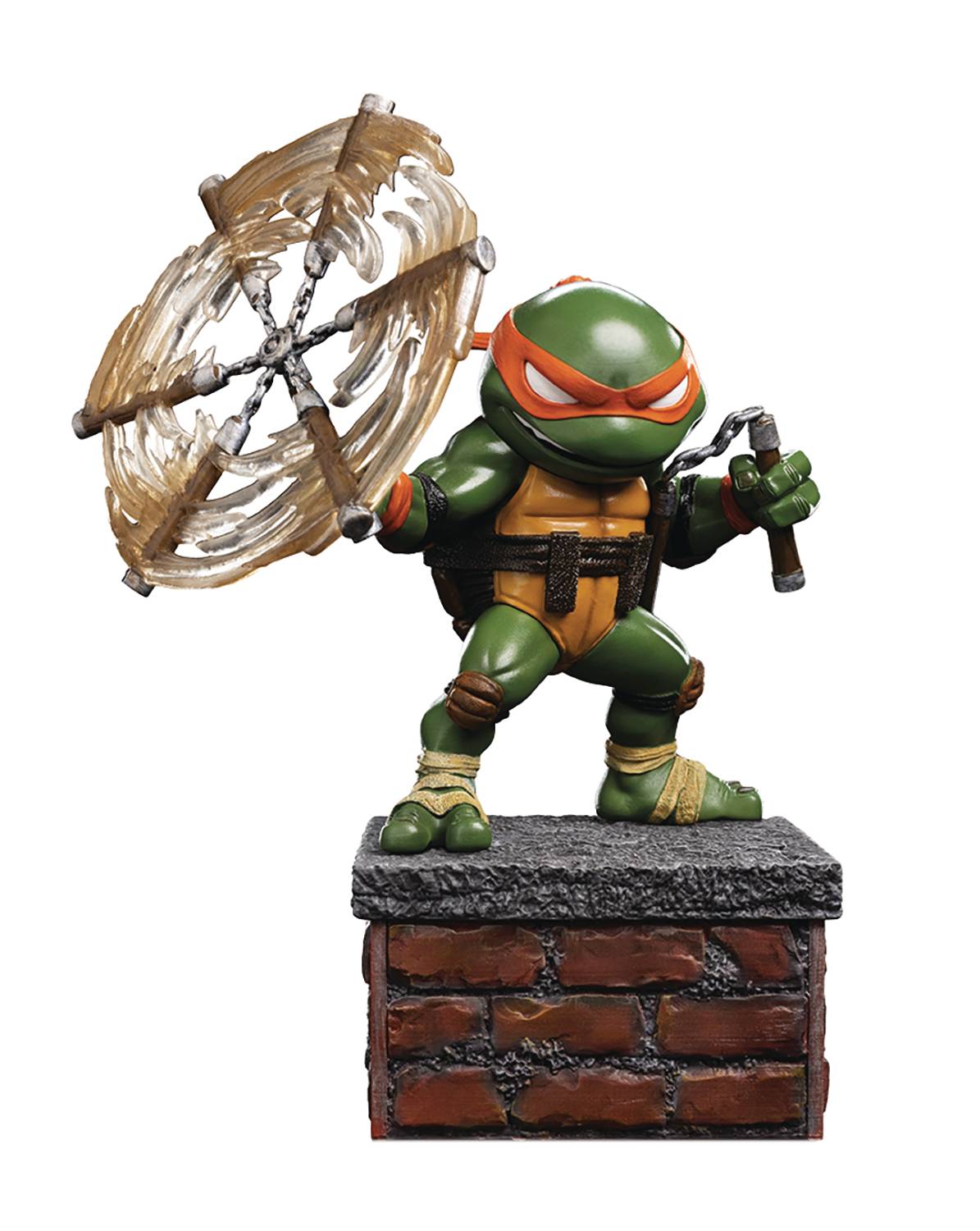 Action Figures Tmnt Minico Iron Studios Leonardo Michelangelo