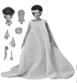 NECA Universal Monsters Bride of Frankenstein B&W Ultimate 7in Action Figure