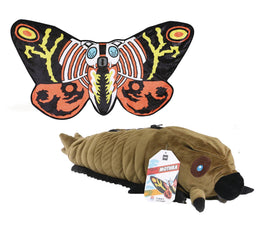 Godzilla Mothra 15" Plush Pillow with Fleece Blanket