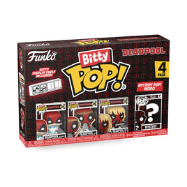 Funko Bitty POP! Deadpool 4-Pack - Sleepover / LARP / Heavy Metal