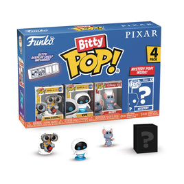 Funko Bitty POP! Pixar 4-Pack - Wall-E / EVE / Remy