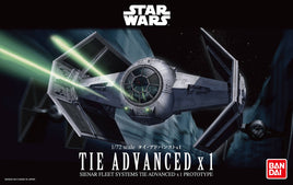 Bandai Star Wars TIE Advanced x1 1/72 Scale Plastic Model Kit