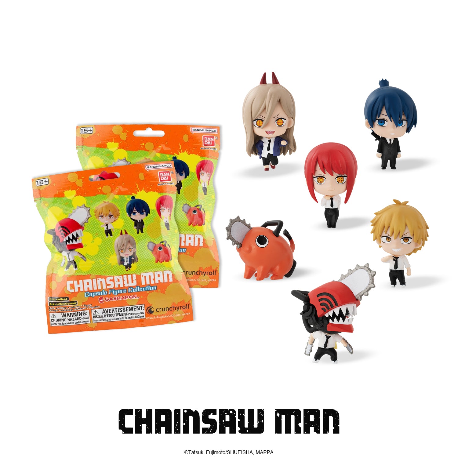 Bandai Namco Chainsaw Man Gashapon Capsule Figure Collection