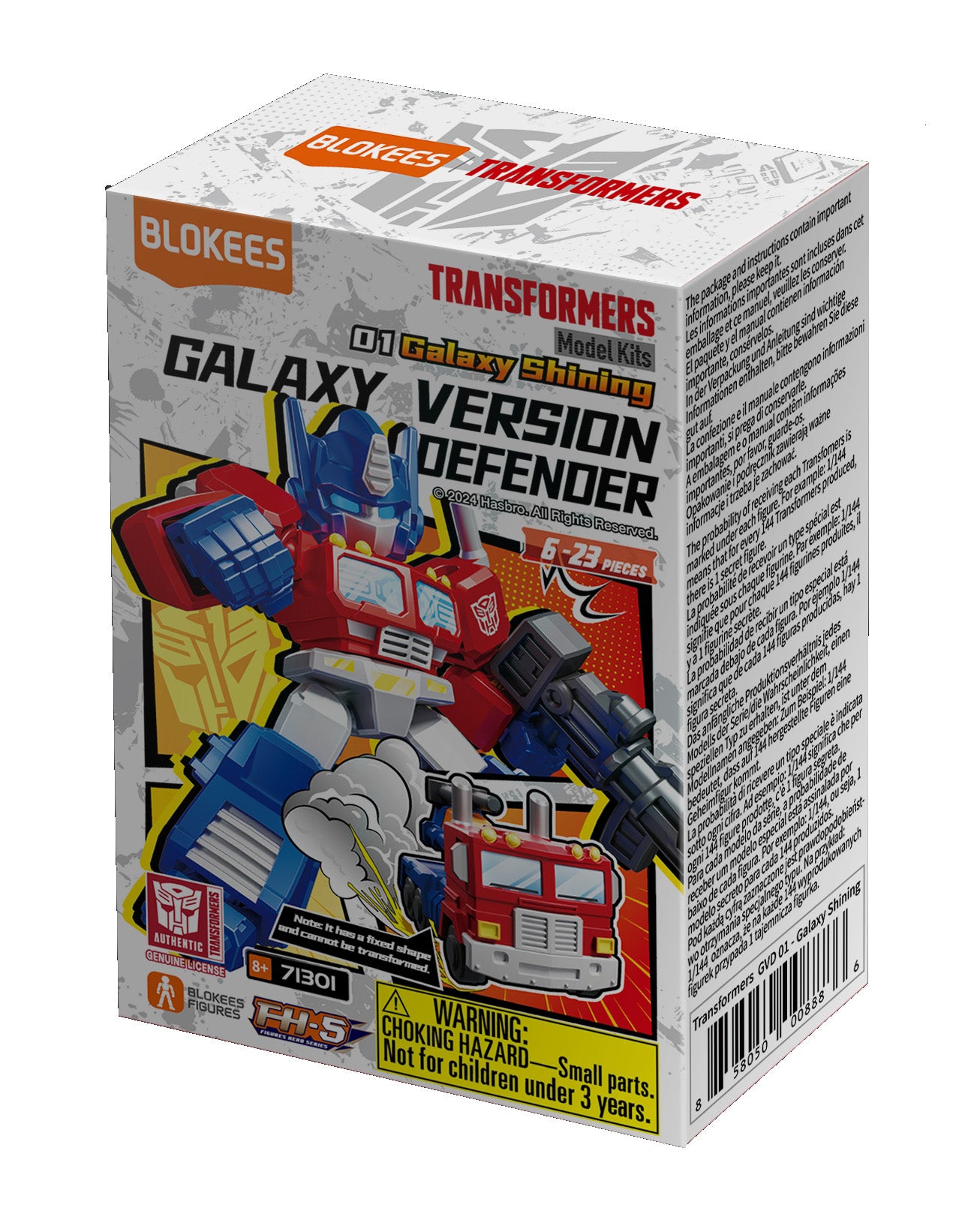 Transformers Blokees Defender Version Series 1 Blind Box Model Kit