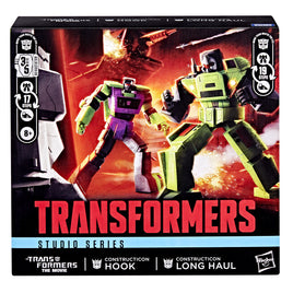 Transformers Studio Series 86 Commander Class Constructicons Hook & Long Haul Action Figures