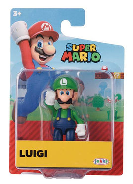 Jakks Pacific Super Mario Luigi (Articulated Legs) 2.5in Figurine