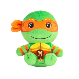 Tomy Club Mocchi Mocchi Teenage Mutant Ninja Turtles Michelangelo 6" Plush