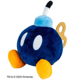 Tomy Club Mocchi Mocchi Super Mario 1-Up Bob-Omb 6" Plush