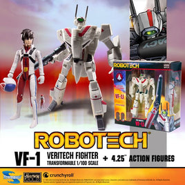Toynami Robotech 1/100 Scale Transformable Rick Hunter's VF-1J Veritech Fighter Action Figure