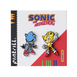 Sonic the Hedgehog Classic Super Sonic vs. Metal Sonic Pin Set