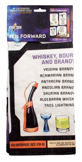 Star Trek Ten Forward 100% Cotton Dish Towel