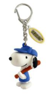 Beast Kingdom Peanuts Snoopy (Baseball) Figural Keychain