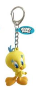 Beast Kingdom Looney Tunes Tweety Bird Figural Keychain