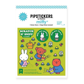Pipstickers Miffy Scratch N' Sniff Flowers Miffy Loves Gardening Sticker Pack