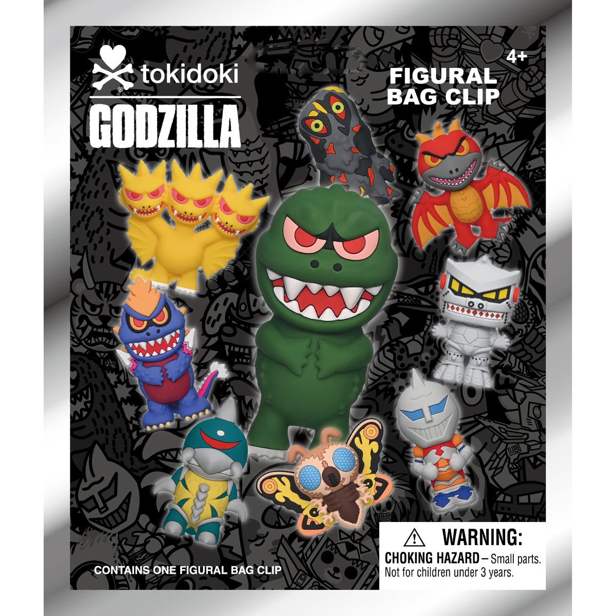 Monogram Tokidoki x Godzilla Figural Bag Clip Blind Bag| St