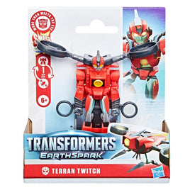 Transformers EarthSpark 1-Step Smash Changer Terran Twitch Action Figure