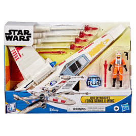 Star Wars Epic World of Action Luke Skywalker's Force Strike X-Wing Vehicle Set