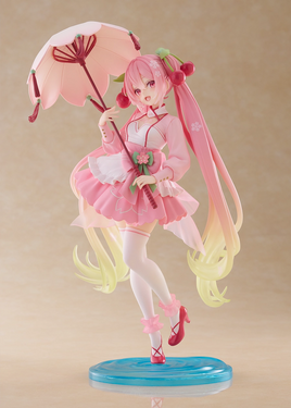 Taito Hatsune Miku Artist Masterpiece + Sakura Miku (Sakura Dress Version) Figurine