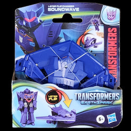 Transformers EarthSpark 1-Step Flip Changer Soundwave [2024 Package Refresh]