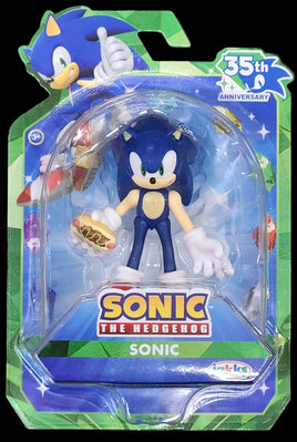 Jakks Pacific Sonic the Hedgehog 35th Anniversary Sonic with Chili Dog 2.5" Action Figure