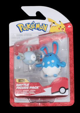 Jazwares Pokemon Battle Figure Magnemite & Azumarill Figurine 2-Pack