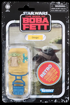 Star Wars Retro Kenner Collection Book of Boba Fett Grogu Action Figure