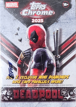 Topps Chrome 2025 Marvel Deadpool Trading Cards