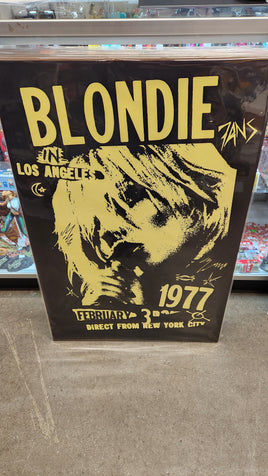 Blondie 1977 Concert Poster
