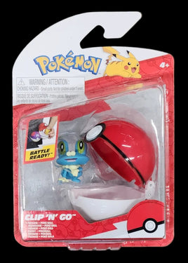 Jazwares Pokemon Clip 'N' Go Froakie & Poke Ball Figurine