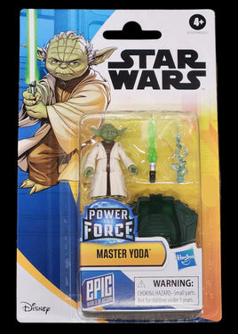 Hasbro Star Wars Epic World of Action Power the Force Master Yoda 4" Scale Action Figure