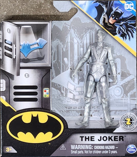 Spin Master Batman Joker (Silver) 4" Action Figure