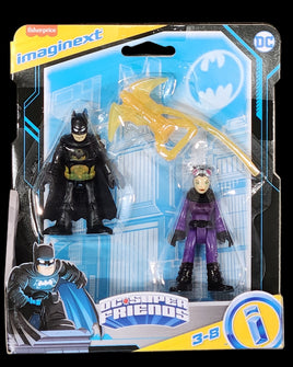Fisher-Price Imaginext DC Super Friends Bat-Tech Batman & Catwoman Action Figure 2-Pack