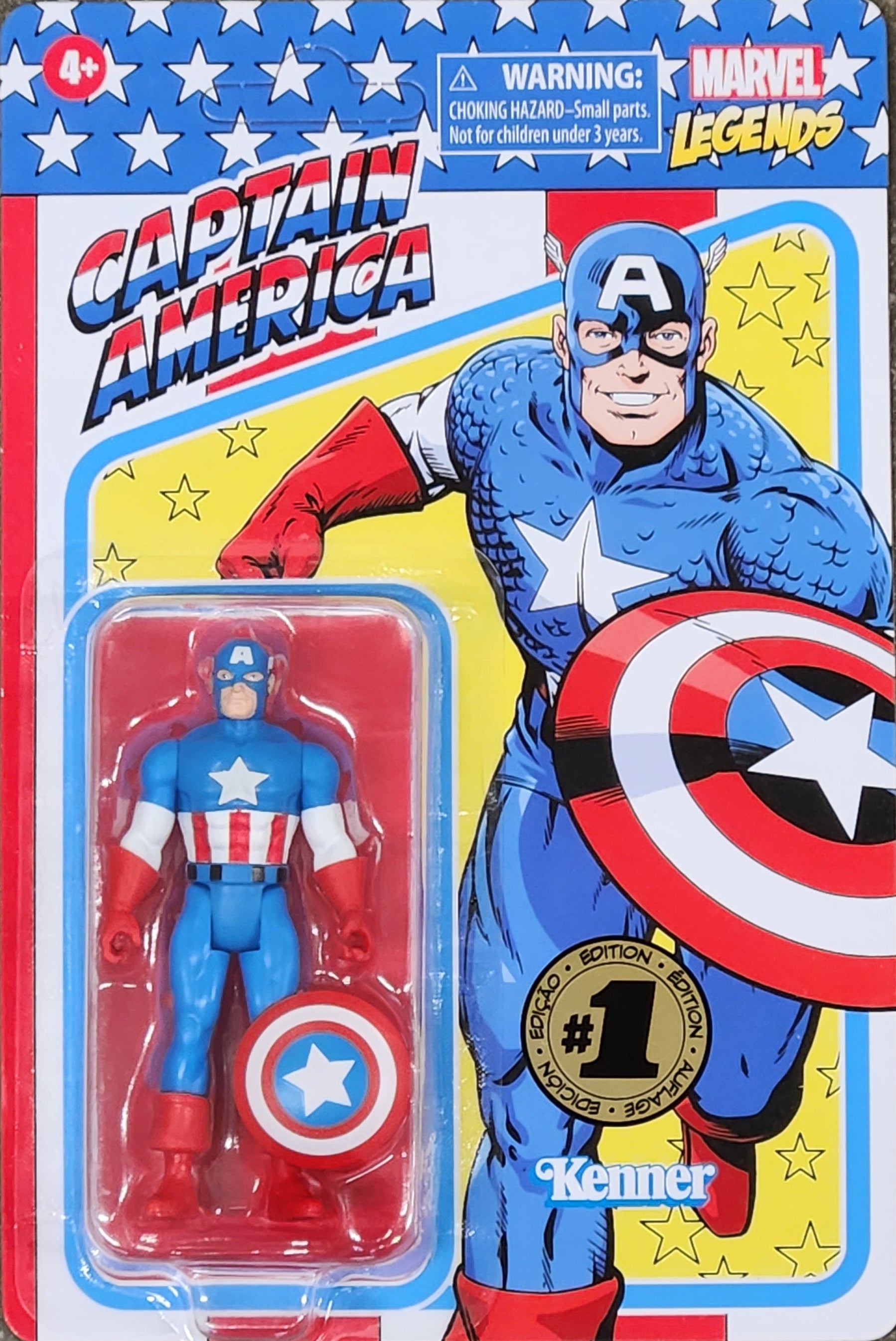 Hasbro Marvel Legends Retro Captain America (1st Edition) 3.75